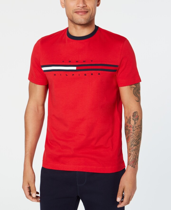 Tommy Hilfiger Men's Red T-shirts with Cash Back | ShopStyle
