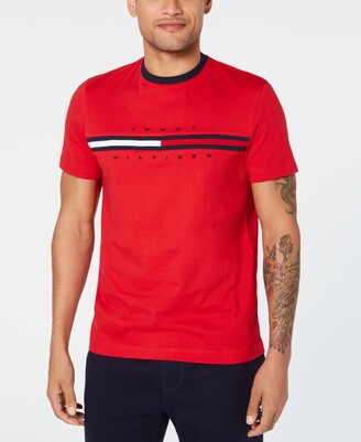 Tommy Hilfiger Men's Red Shirts | ShopStyle