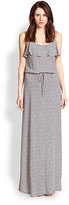 Thumbnail for your product : Soft Joie Striped Drawstring-Waist Maxi Dress