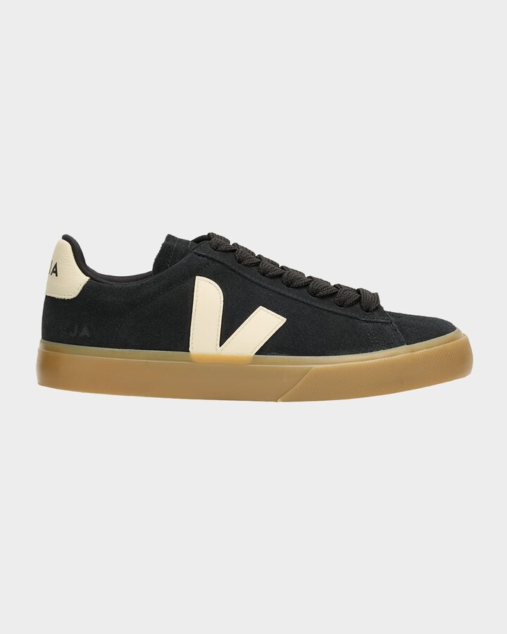 Veja Campo Bold Bicolor Leather Low-Top Sneakers