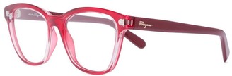 Ferragamo Square-Frame Optical Glasses