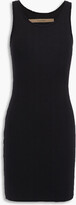 Thumbnail for your product : Enza Costa Ribbed Stretch Cotton And Modal-blend Jersey Mini Dress
