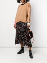 Thumbnail for your product : Marni Contrast Sleeve Knit Jumper