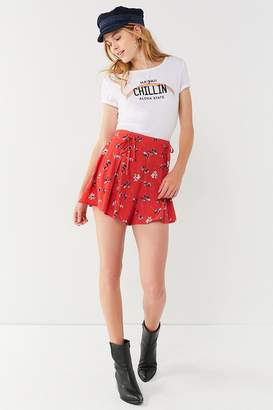 Urban Outfitters Lulu Lace-Up Flutter Short