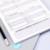 Thumbnail for your product : XOXO Personalised To Do List A5 Notepad