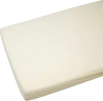 For Your Little One 1x Cot Bed 100% Cotton Jersey Fitted Sheet 140 X 70 Cm Cream