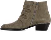 Thumbnail for your product : Chloé Grey Suede Ankle Boots