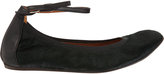 Thumbnail for your product : Lanvin Calf Hair Ankle Strap Ballet Flat