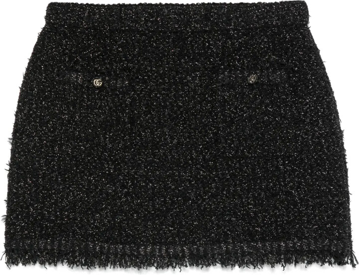 Gucci Lamé Mini Skirt