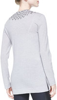 Thumbnail for your product : Tory Burch Marin Beaded Wool Tunic