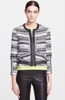 Thumbnail for your product : Yigal Azrouel Print Crop Jacket