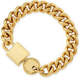 Thumbnail for your product : Marc by Marc Jacobs Lock-In Golden Statement Bracelet