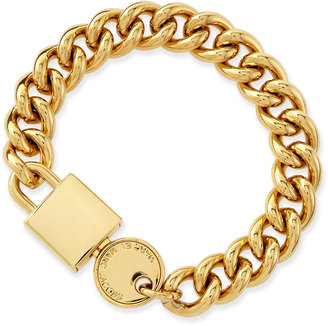 Marc by Marc Jacobs Lock-In Golden Statement Bracelet