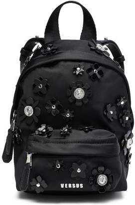 Versace Versus Floral-appliqued Shell Backpack