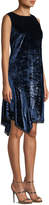 Thumbnail for your product : Elie Tahari Serenity Round-Neck Sleeveless Velvet Shift Dress