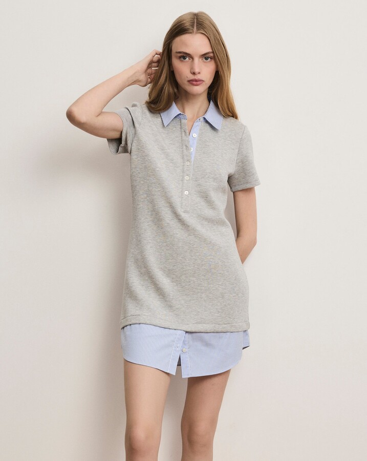 Kenwood Mixed-Media Mini Dress