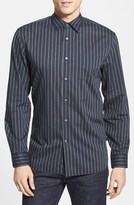 Thumbnail for your product : John Varvatos Slim Fit Stripe Sport Shirt