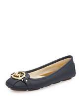 Thumbnail for your product : MICHAEL Michael Kors Fulton Saffiano Leather Moccasin, Navy