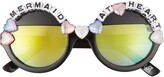 Thumbnail for your product : Rad + Refined Mermaid At Heart Round Sunglasses