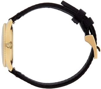 Gucci Black and Gold G-Timeless Bee Watch