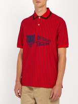 Thumbnail for your product : Gucci Detroit Tigers Print Cotton Pique Polo Shirt - Mens - Red