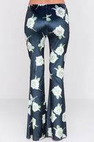 Thumbnail for your product : MinkPink Mink Pink Oriental Bloom Navy Blue Floral Print Velvet Pants