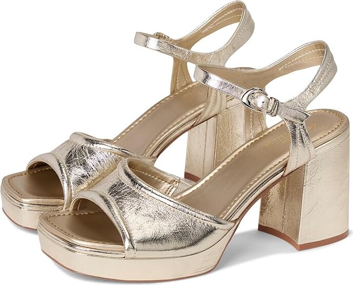 Naturalizer 27 Edit Paloma Women's Wedge Shoes Champagne : 11 M (B), Leather