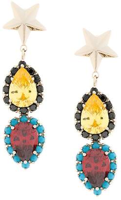 Iosselliani Elegua star earrings