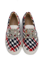 Thumbnail for your product : Ermanno Scervino check detail sneakers