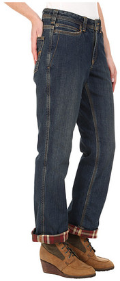 Carhartt Relaxed Fit Denim Flannel-Lined Jeans