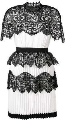 white cape dress short