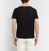 Thumbnail for your product : Saint Laurent Blood Lustre Printed Cotton-Jersey T-Shirt