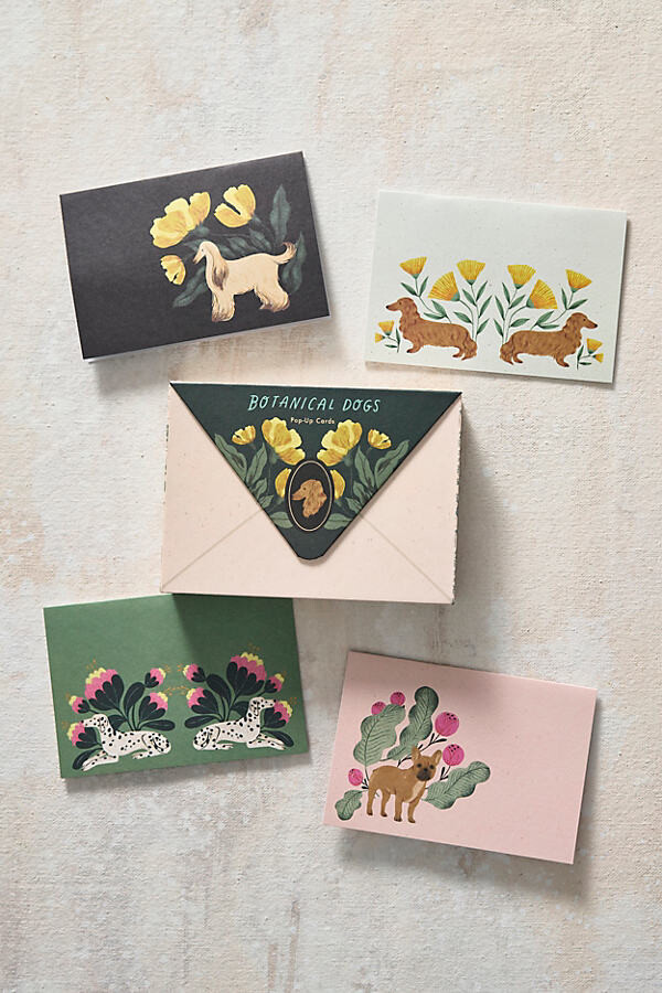Botanical Dogs Greeting Cards