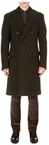 Thumbnail for your product : Ralph Lauren Black Label Peak-lapel wool overcoat Green