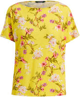 Ralph Lauren Floral Linen-Blend Top