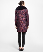 Thumbnail for your product : Brooks Brothers Floral Jacquard Coat with Removable Fox Fur Collar