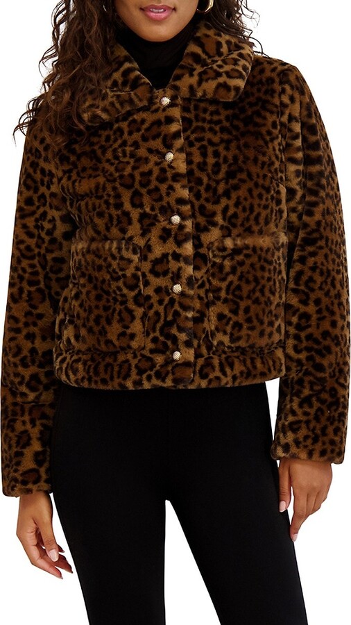 Faux-Fur Cropped Jacket