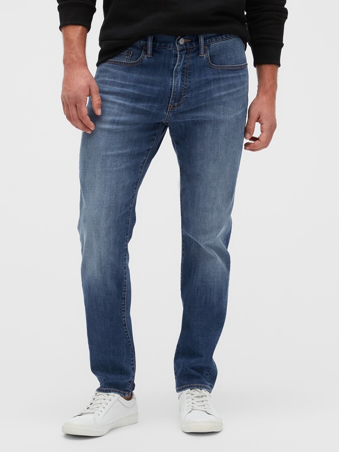 Gap Factory Straight Twill Jeans With Washwell - ShopStyle