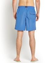 Thumbnail for your product : Gant Mens Contrast Stitch Swim Trunks - Blue