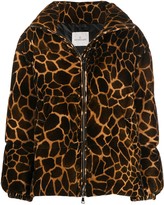 Thumbnail for your product : Moncler Giraffe-Print Padded Jacket