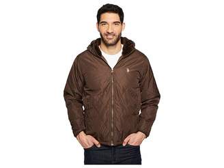 U.S. Polo Assn. Diamond Quilted Hooded Jacket Men's Coat