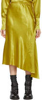 Thumbnail for your product : Ann Demeulemeester Yellow Asymmetric Magya Skirt