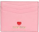 Thumbnail for your product : Miu Miu Madras Love Cards Holder