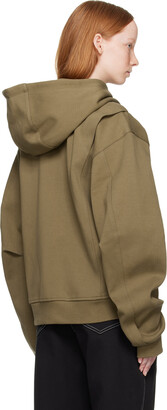 ★ADERERROR★ Speric logo hoodie Brown Ader Error Brown Fluic Hoodie - ShopStyle
