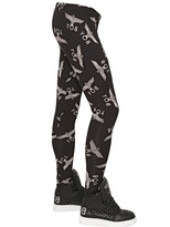 Thumbnail for your product : Boy London Boy Printed Stretch Cotton Leggings