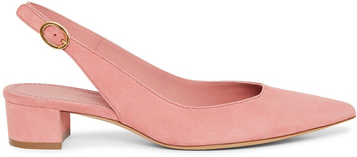 blush slingback heels