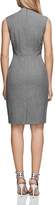 Thumbnail for your product : Reiss Austin Overlay Collar Wool Sheath Dress