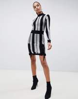 Thumbnail for your product : Missguided striped bodycon dress