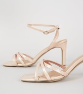 Thumbnail for your product : New Look Wide Fit Patent Slim Block Heels