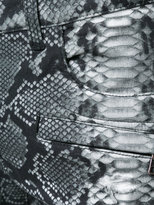 Thumbnail for your product : Balmain python print skinny jeans